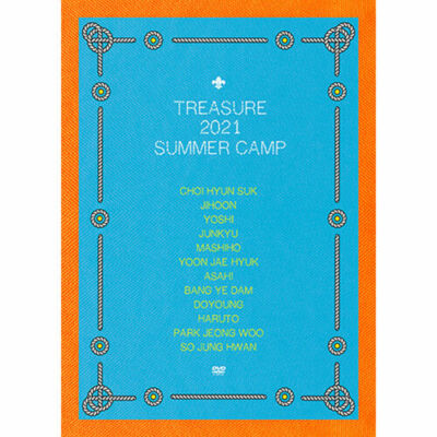 TREASURE 2021 SUMMER CAMP DVD+Photo Book+Pad+B.Mark+Post Card+Card+etc
