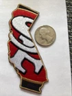 SF San Francisco 49ers Vintage Rare Embroidered Iron On Patch 3.5"x 1.5”