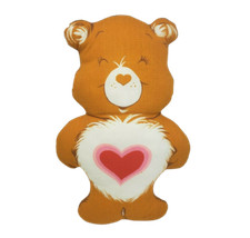 CARE BEAR 12" VINTAGE TENDERHEART STUFFED ANIMAL PLUSH FABRIC SEW TOY PILLOW