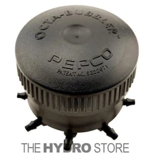 Pepco Octa Bubbler BLACK 6 GPH 8 Outlet - water drip feed irrigation sprinkler