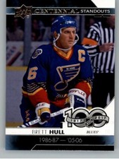 2017-18 Upper Deck Series 1 Centennial Standouts CS-90 Brett Hull - St.Louis