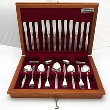 SILVER SANDS Design Community Silver Service 44 Piece Canteen of Cutlery Set