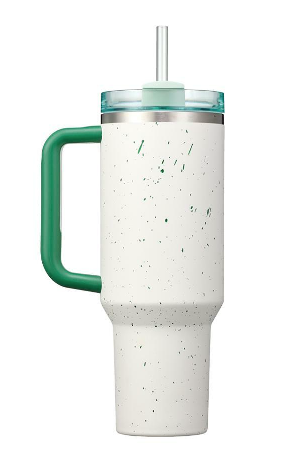 Starbucks Korea] 2024 SS Stanley Green Pebble Quencher Tumbler