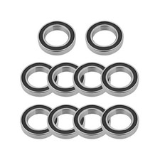 10pcs 6802RS Rubber Sealed Deep Groove Ball Bearings 15mm 24mm 5mm CS
