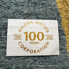 Mazda 100th Anniversary Gold Decal Sticker Car Badge New 1920-2020