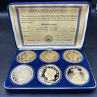 Double Eagle Proof Coin Set w/ COA Case Liberty Gold Clad 6pc-EL