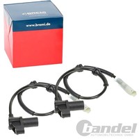2X Bremi ABS-SENSOR Raddrehzahl Vorne Passend FÜR Renault Kangoo Links+Rechts |