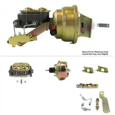 61-64 Ford Truck Firewallfw Mount Power 7 Single Brake Booster Kit Discdisc
