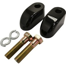 LA Choppers 1" Handlebar 1" Riser Pullback Extension Kit Black Made in USA