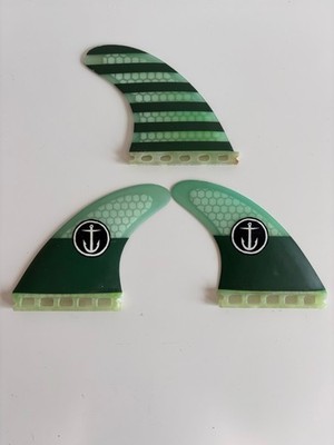 Captain Fin Co. Honeycomb CF-M Thruster Surfboard Fins 3 | eBay