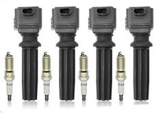 Set of 4 UF670 Ignition Coil Spark Plug for 2013-2017 Ford Edge Escape Mustang