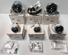 Set Of New Moon Mooneyes Gauges Speedo Tach Oil Water Clock Amp Full Package 