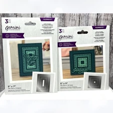 Gemini DITSY FLORAL SQUARE FRAMES Rectangle Frames Dies