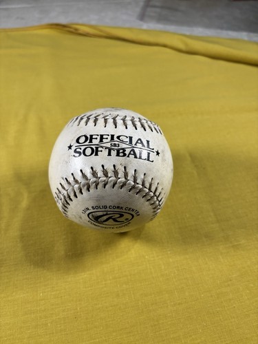 Rawlings 12" Official Softball SB3 Composite Cover gebraucht Ball - Bild 3 von 7