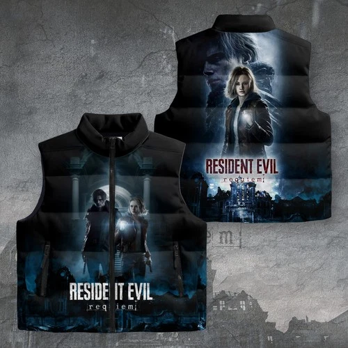 Resident Evil 3D Sleeveless Down Jacket GNE53301.7 New video thumbnail