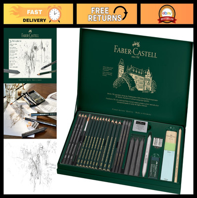 26 Piece Graphite Drawing Set - Professional Art Supplies for Sketching & Shadin