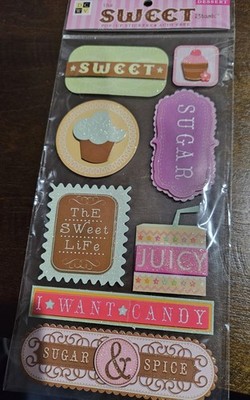 DCWV pop up stickers the sweet stack dessert