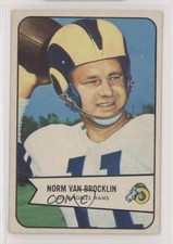 1954 Bowman Norm Van Brocklin #8 HOF 1m8