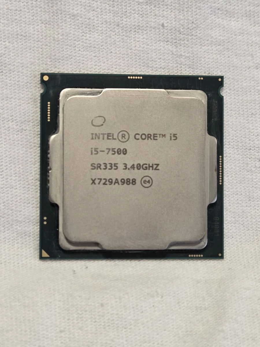 Intel Core i5-7500 Processor Model Computer Processors (CPUs) for