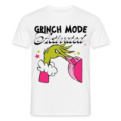 Der Grinch Statement Grinch Mode Activated Männer T-Shirt
