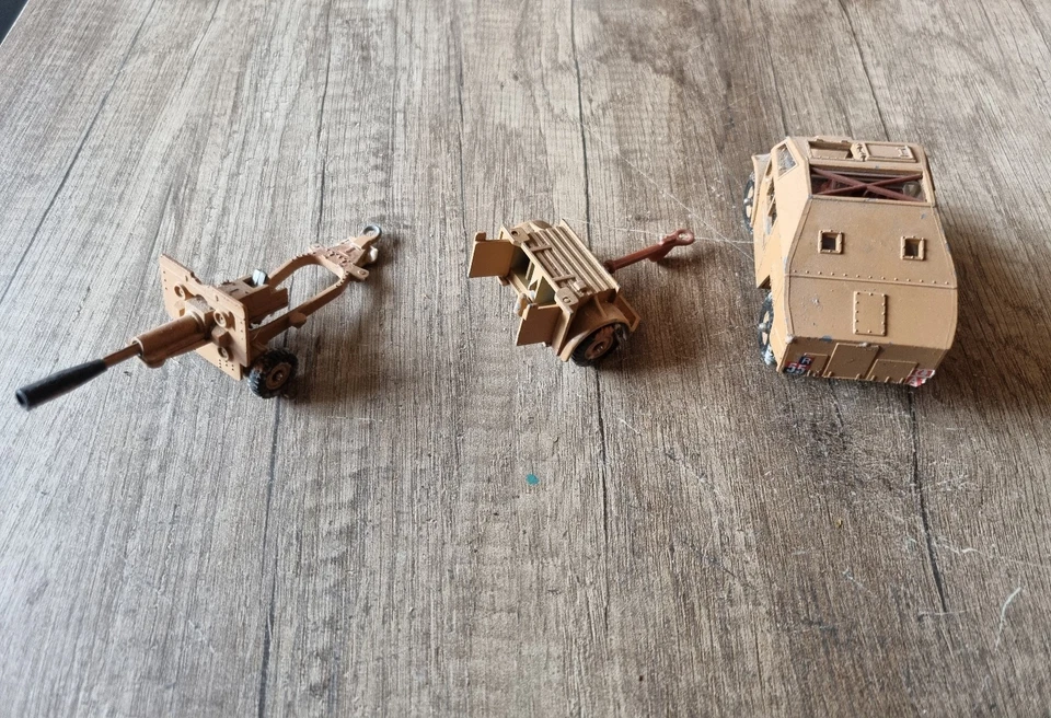 Corgi Toys Quad gun Tractor militär Fahrzeug mit Kanone! - Bild 4 von 4