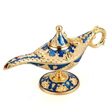 Vintage Aladdin Genie Lamp Costume Accessory Gift for Arabian Props Aladdin P...