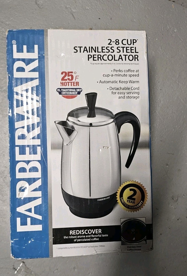 Cup Percolator Farberware Percolator Making Weak Coffee Euro