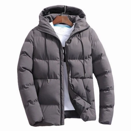 Oversized M-5XL Parkas Autumn Winter Women or Men Hooded Zip Up Long Sleeve Soli image 5