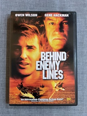 Behind Enemy Lines DVD 2001 Owen Wilson Gene Hackman Widescreen Action Movie