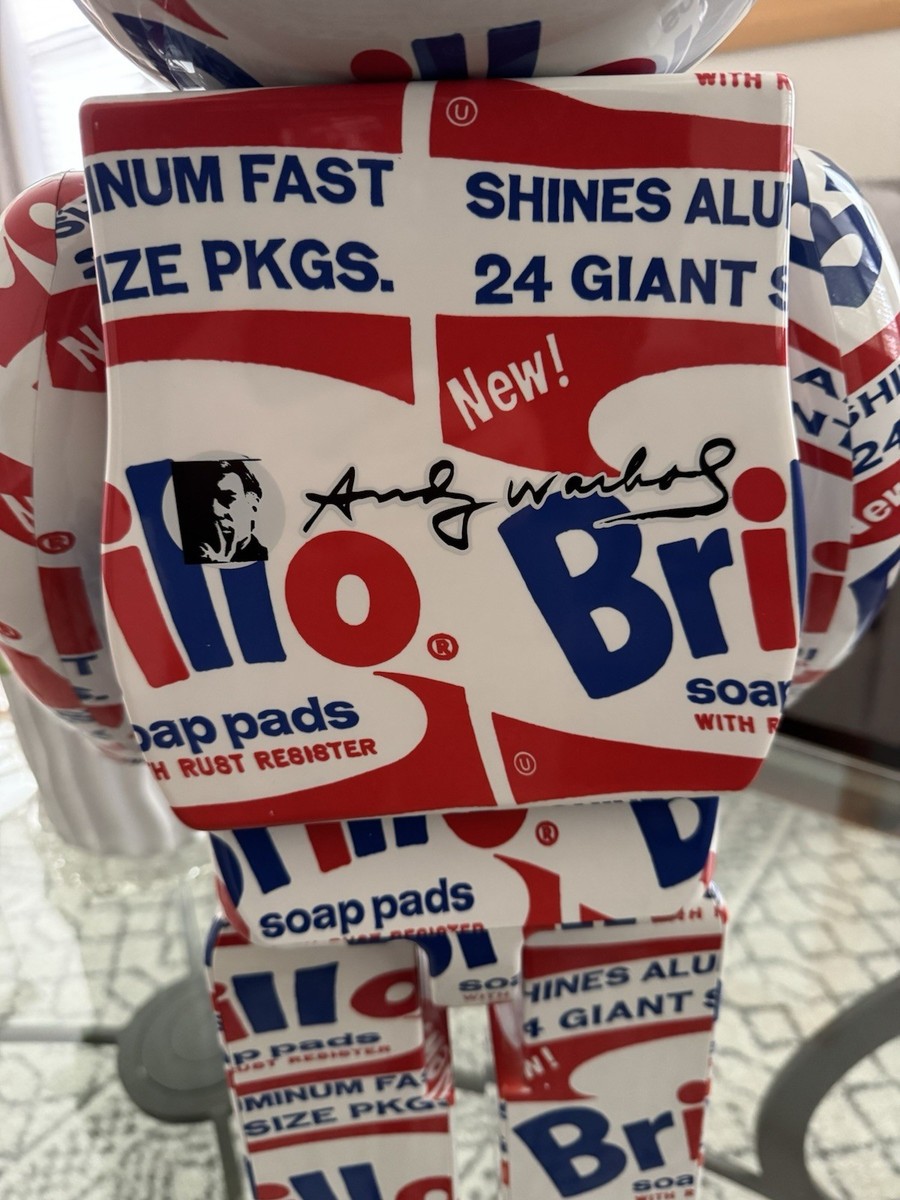 Andy Warhol Brillo Box 1000% Bearbrick Figure | eBay