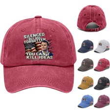 "Freedom" Charlie Kirk Hat - Turning Point USA Flag - Patriotic Baseball Cap