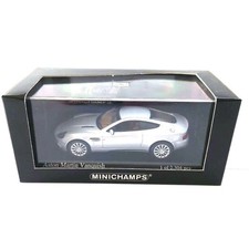 MINICHAMPS 1/43 Aston Martin Vanquish Silver Diecast Model Car, Unused, #0944