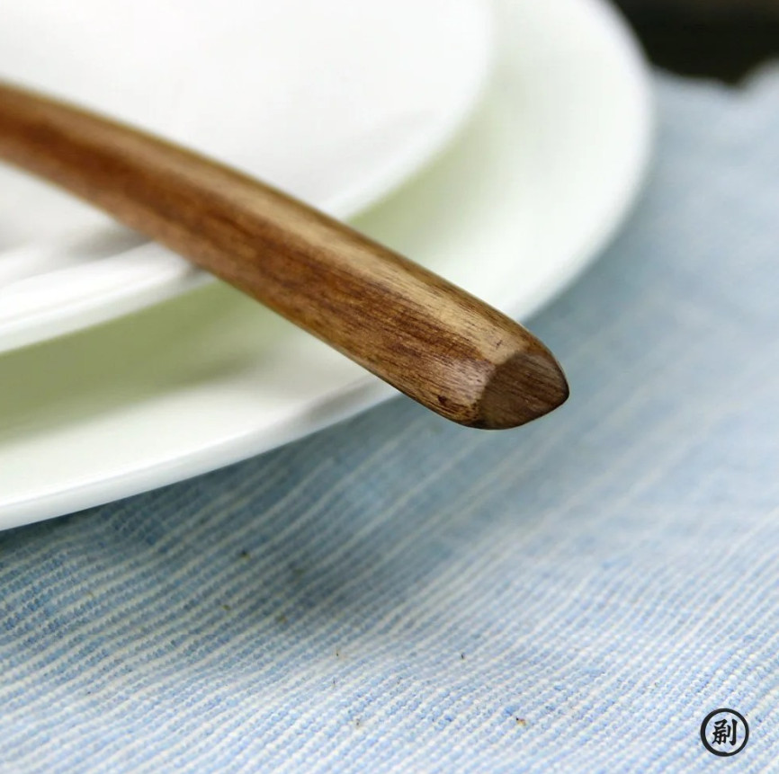 5pcs Wooden Spoon & Fork Tableware Set – Natural Eco-Friendly Cooking Utensils