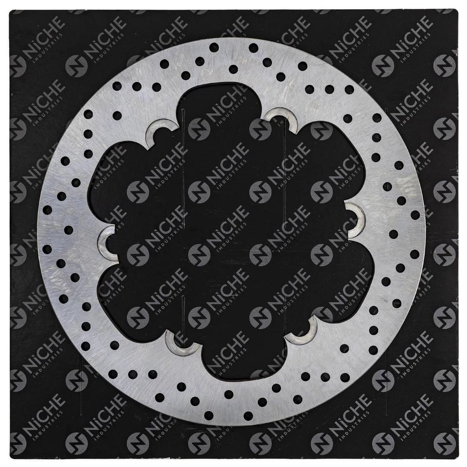 NICHE Front Brake Rotor for 1988-1990 Kawasaki Ninja ZX10 41080-1218-CM - Image 3 of 4
