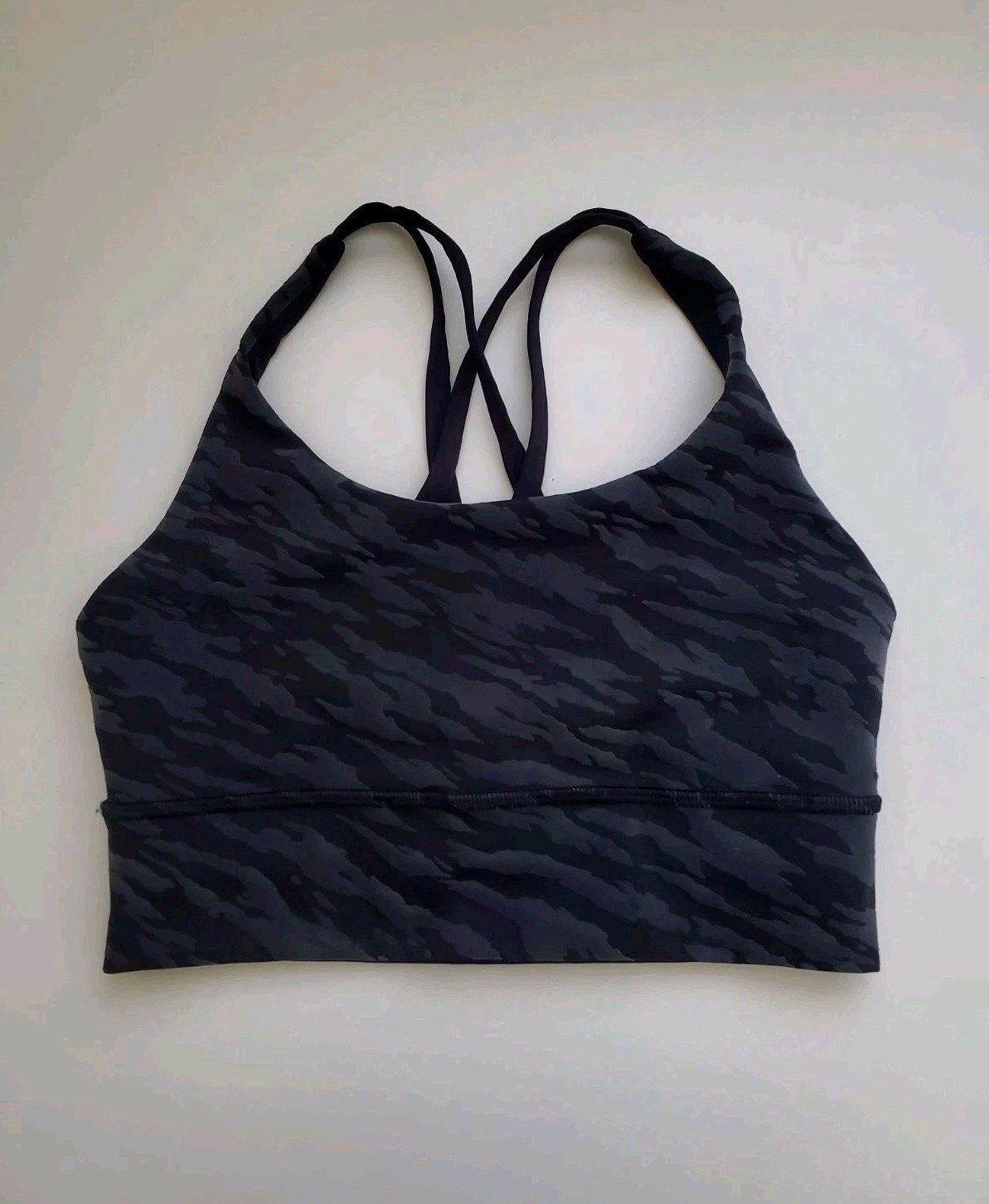 Lululemon Women's Lunar New Year Long Line Energy Bra Size 4 Gold Logo RARE image 2