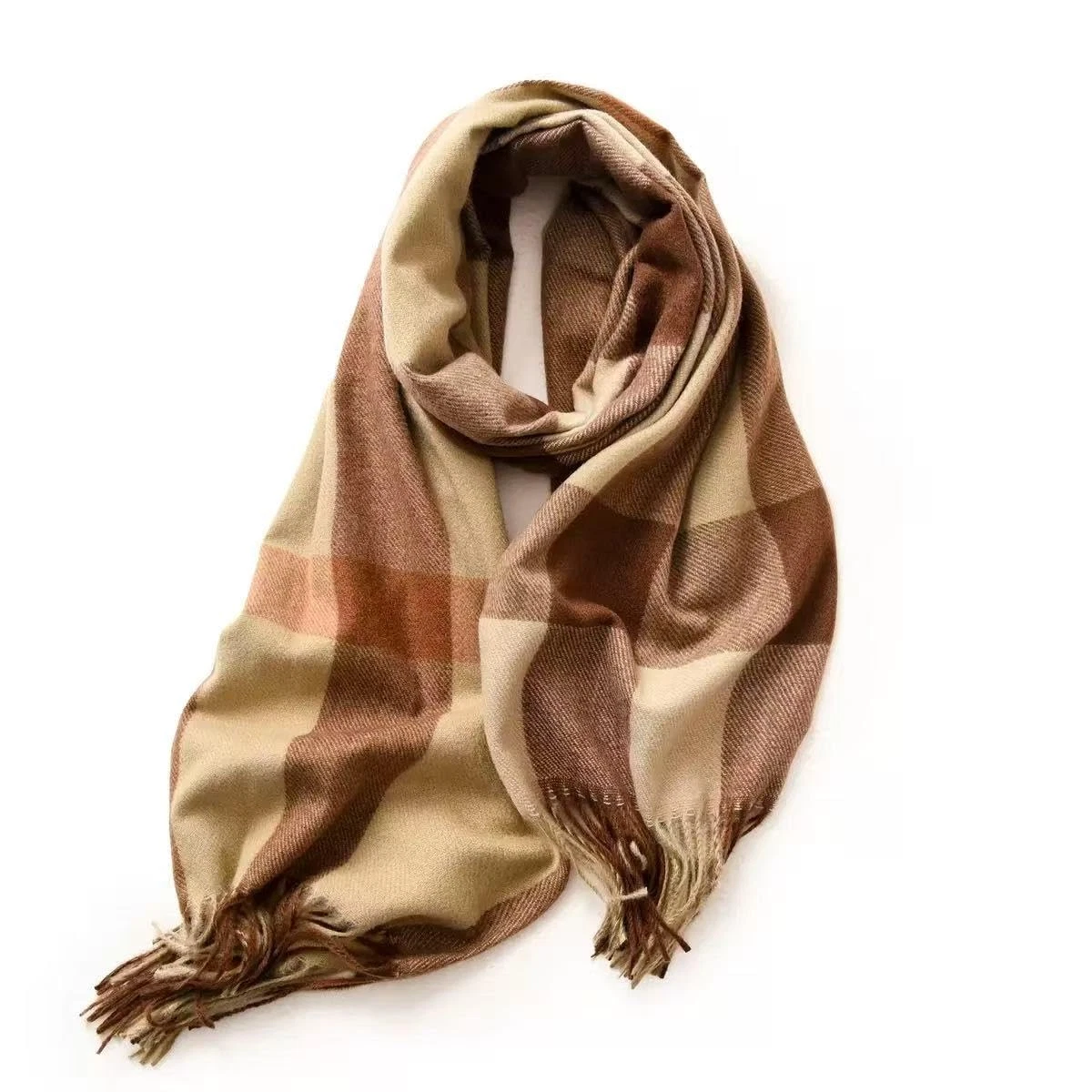 Classic Plaid Scarf Warm Large Oversized Scarves Shawl Wrap Gift For Women