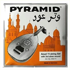 Pyramid Oud Strings 11 String Set Aoud PYRAMID - #650/11 (MADE IN GERMANY)