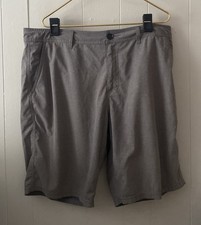 O'Neill Hyperdry Hybrid Board Shorts Men's Sz 38 Grey Performance Pockets EUC