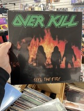 Overkill Feel the Fire Vinyl Green & Black Splatter Oop Ltd