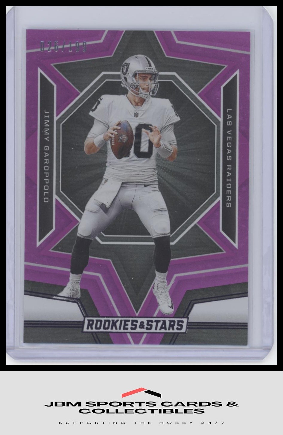 2023 Panini Rookies & Stars #53 Jimmy Garoppolo Purple #/199