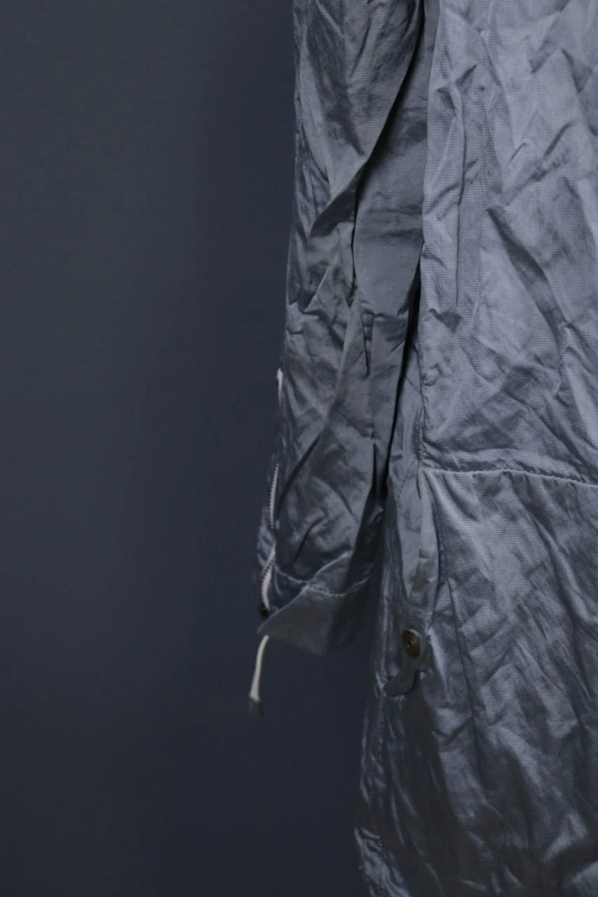 ANNETTE GORTZ Gray Collared Long Sleeve Full Zip Windbreaker Rain Coat Size 42 image 8