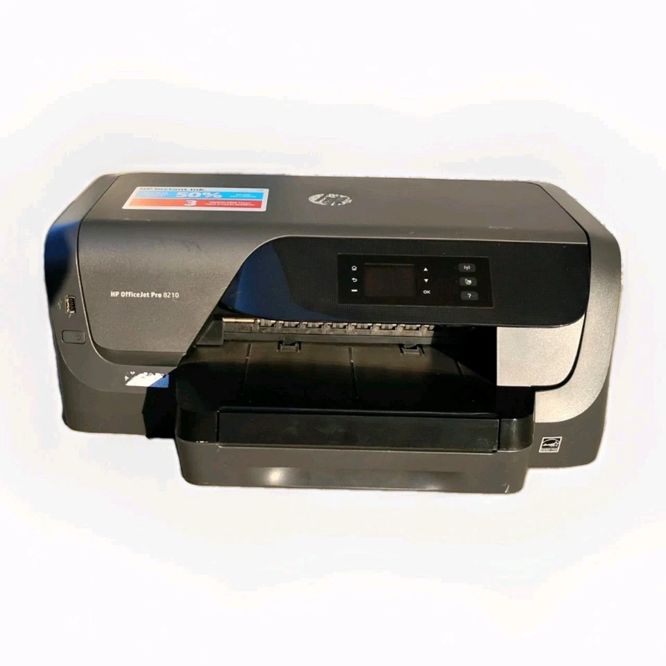 HP OfficeJet Pro 8210 Inkjet All-In-One Printer - Black (D9L64AB1H) - Image 2 of 4