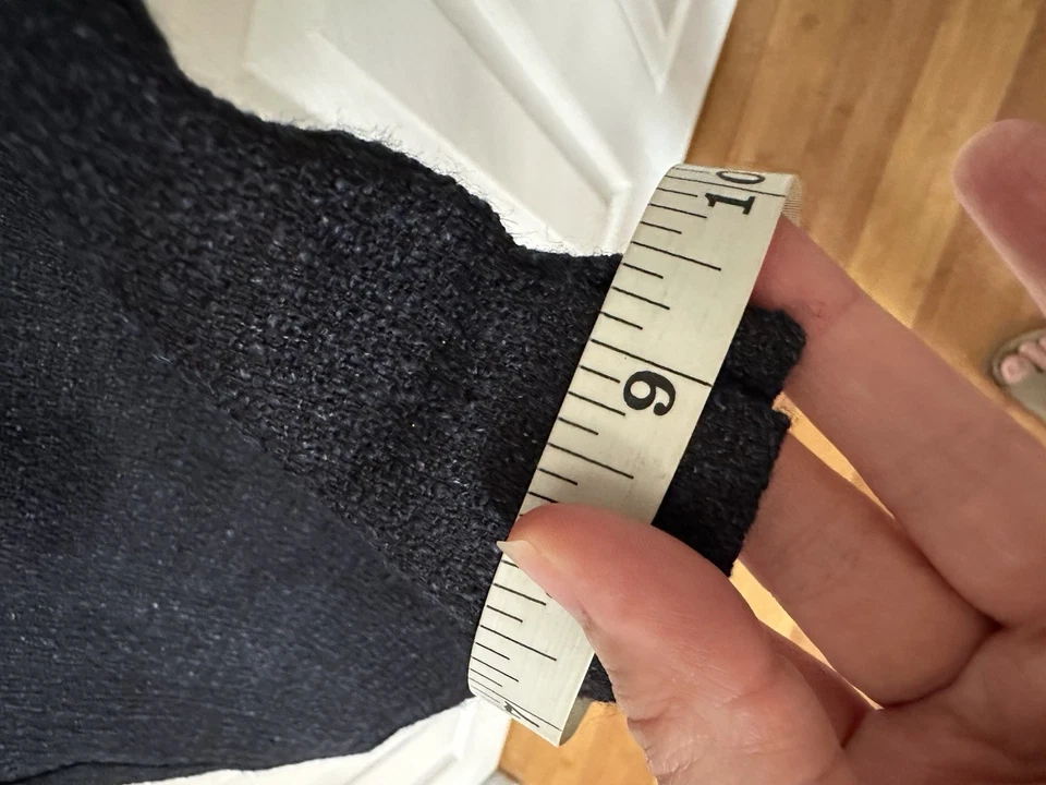 Pantalones para mujer Eskandar azul alpaca/seda/lino pierna ancha talla 0 Foto 4 de 4