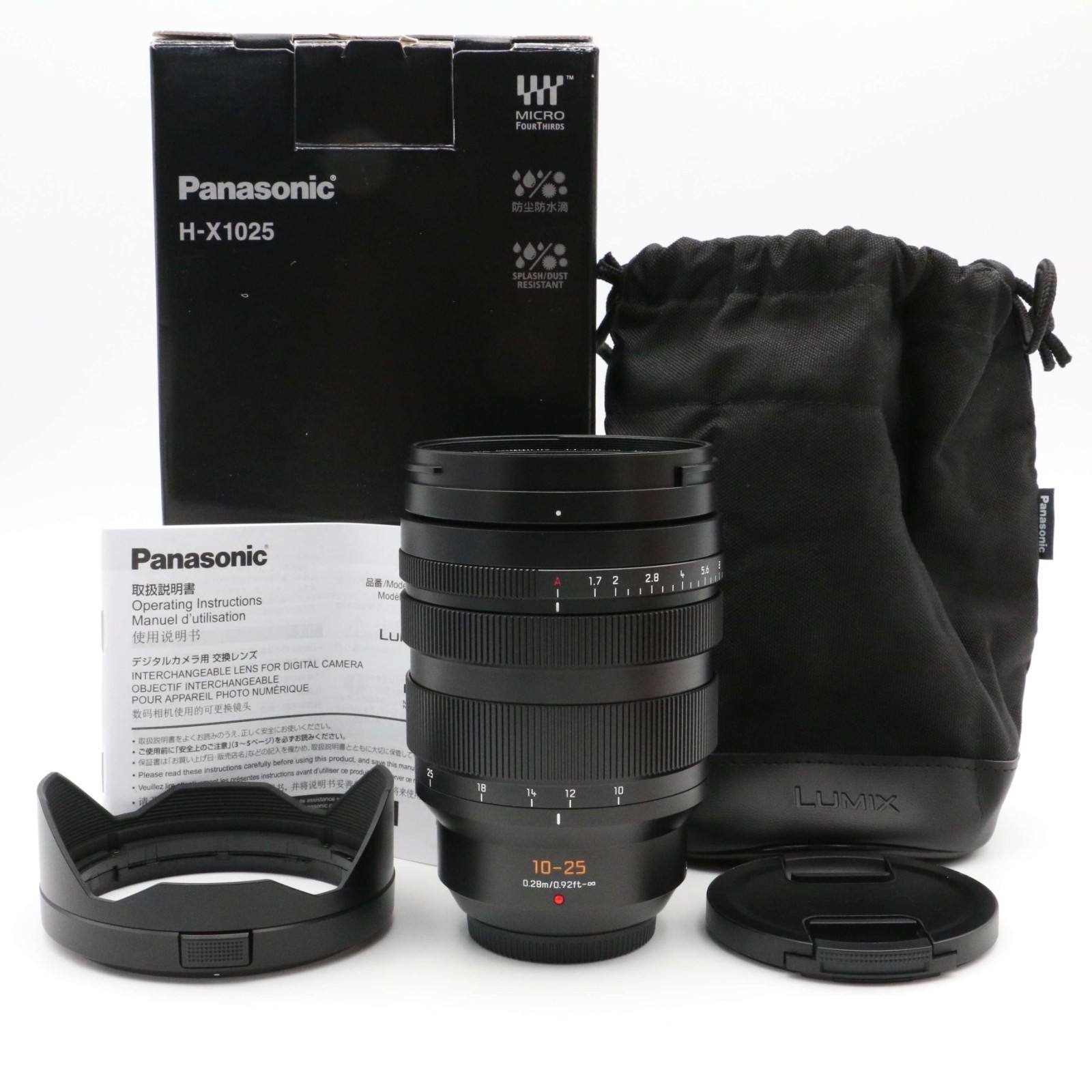 Panasonic LEICA DG VARIO SUMMILUX 10-25mm f/1.7 ASPH. Lens [Top Mint]