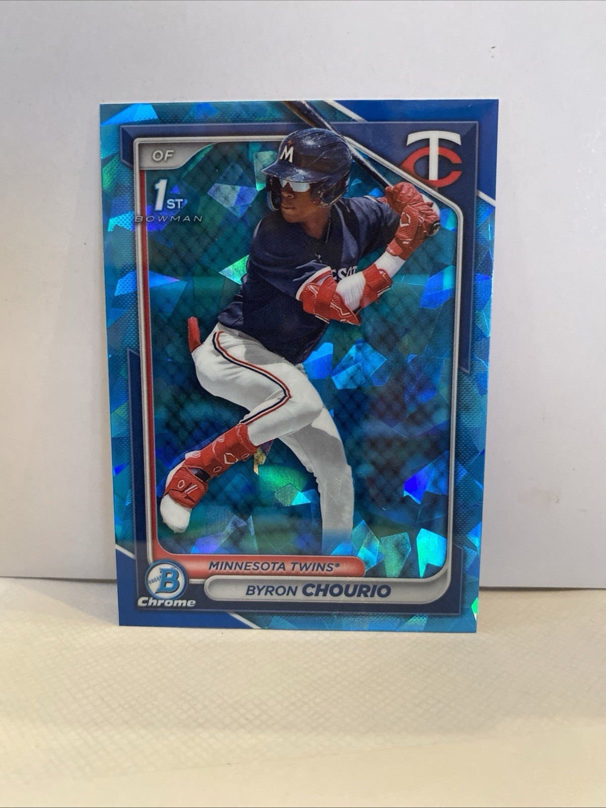 2024 BOWMAN CHROME PROSPECT 1st SAPPHIRE BYRON CHOURIO #BCP-129 MINNESOTA TWINS