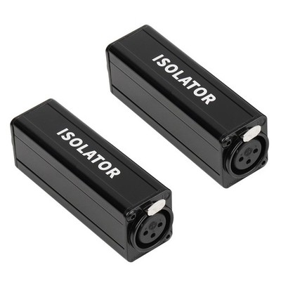 2X Professioneller Mono-Common-Ground-Audioisolator mit Akustischer Rauschf9833