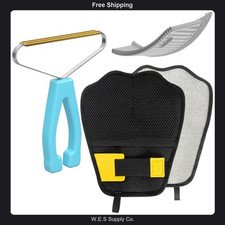 3-Piece Pet Hair Remover Set for Carpets Furniture and Fabric