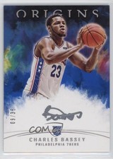 2021-22 Panini Origins Rookie Auto Blue 9/35 Charles Bassey #RA-BAS Auto 0qo1