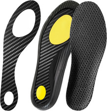 Carbon Fiber Insole for Men and Women -Sport Shock Absorbing Shoe Insert for Bas