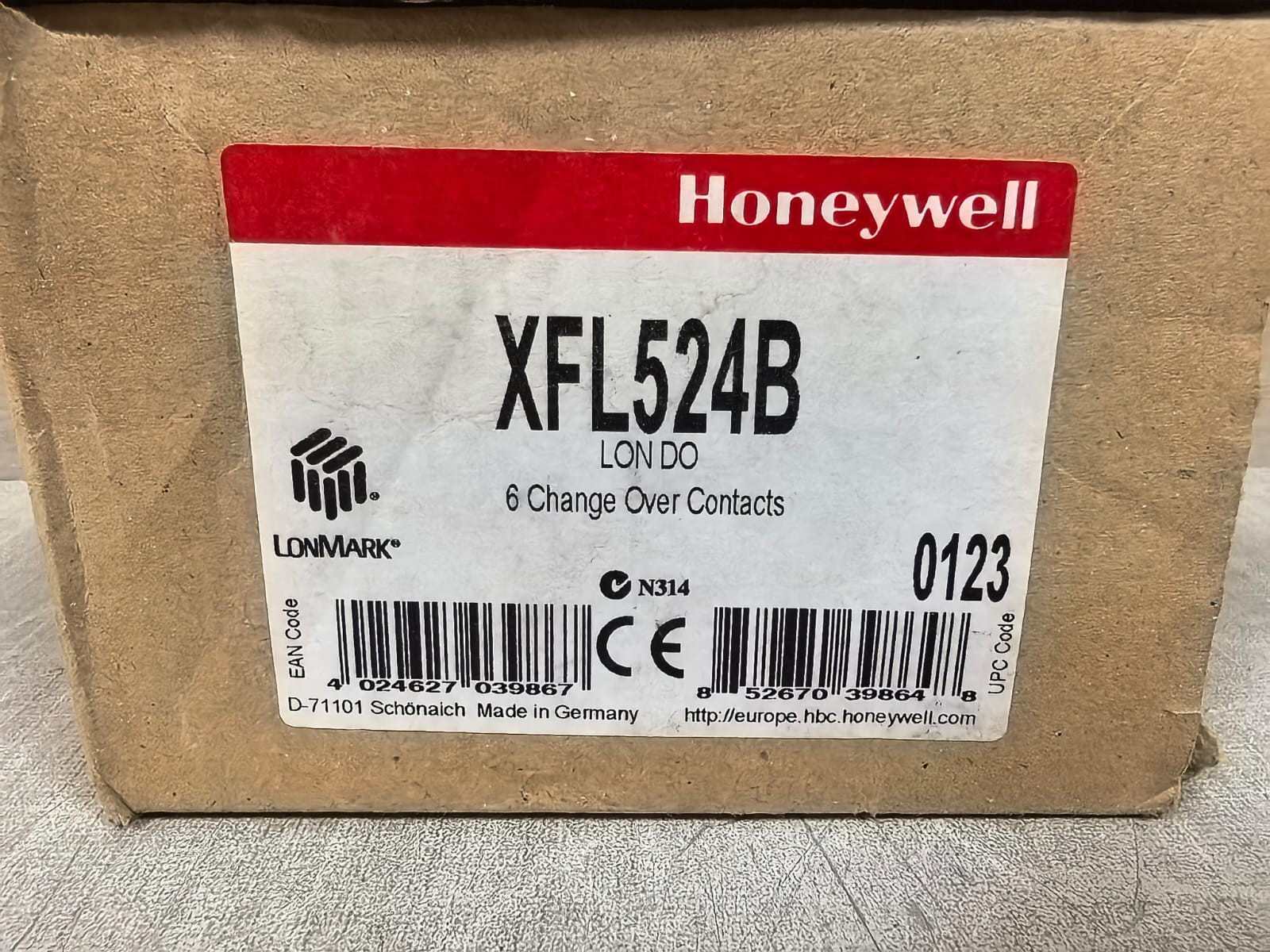 Honeywell XFL524B 2.01 HONEYWELL XFL524B 2.01 6 CHANGE OVER CONTACTS 11
